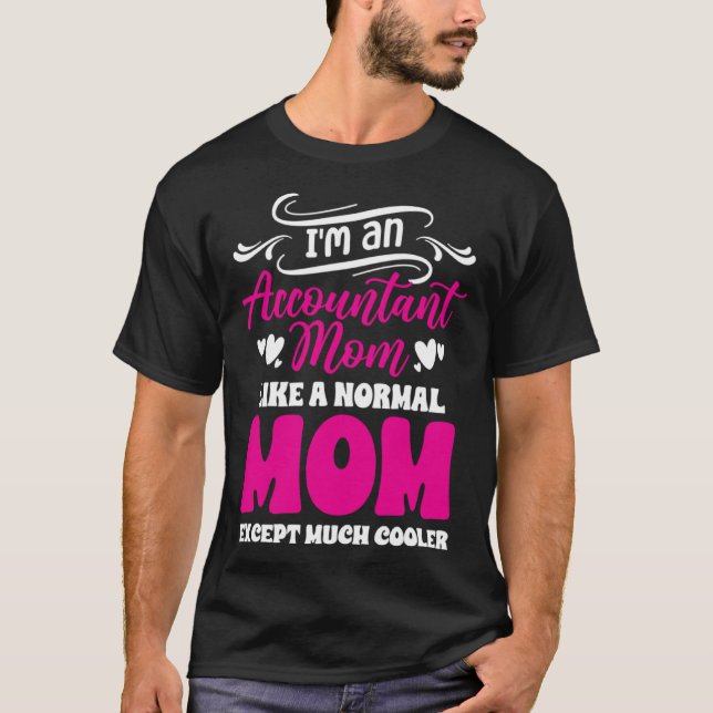 Redovisningsansvarig Moderskap Best Mamma någonsin T Shirt (Framsida)