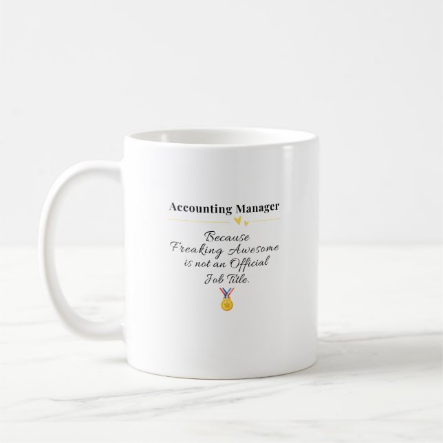 Redovisningschef Kaffemugg (Vänster)