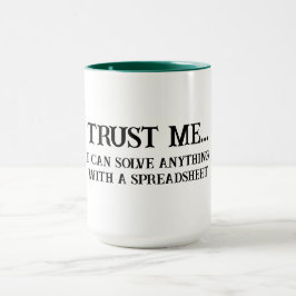 Redovisningsdata som jag kan lösa allt kaffe mugg