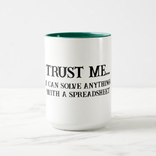 Redovisningsdata som jag kan lösa allt kaffe mugg