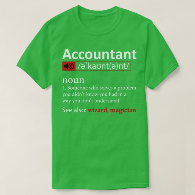 Redovisningsdefinition 1 t shirt (Design framsida)