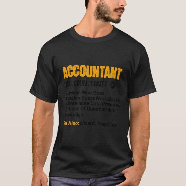 Redovisningsdefinition för icke-redovisningshuvuda t shirt (Framsida)