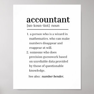 Redovisningsdefinition Poster