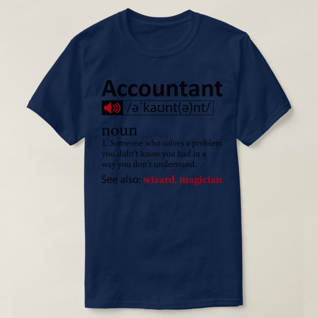 Redovisningsdefinition T Shirt (Design framsida)