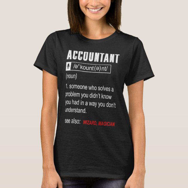 Redovisningsdefinitionsguidekonto för Humor, se äv T Shirt (Framsida)