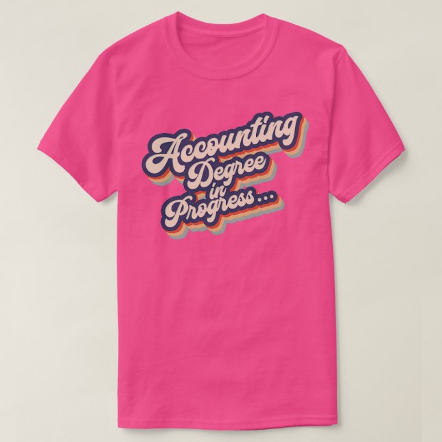 Redovisningsgrad student t shirt (Design framsida)