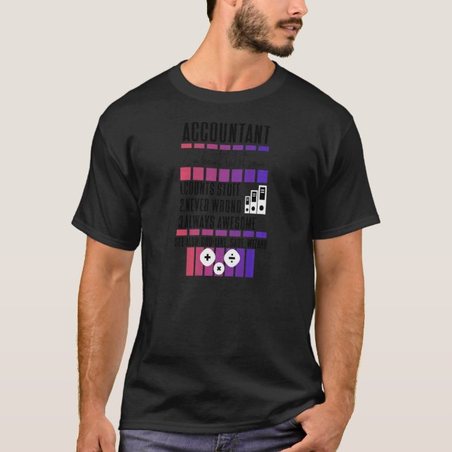 Redovisningskonto för Coola för kvinnliga kvinnor T Shirt (Framsida)