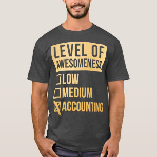 Redovisningsnivå i Guld T Shirt