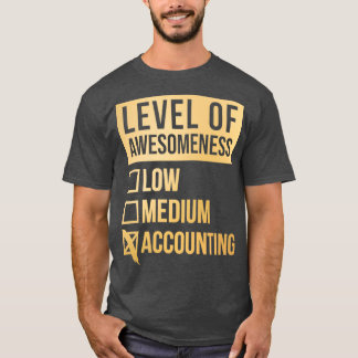 Redovisningsnivå i Guld T Shirt