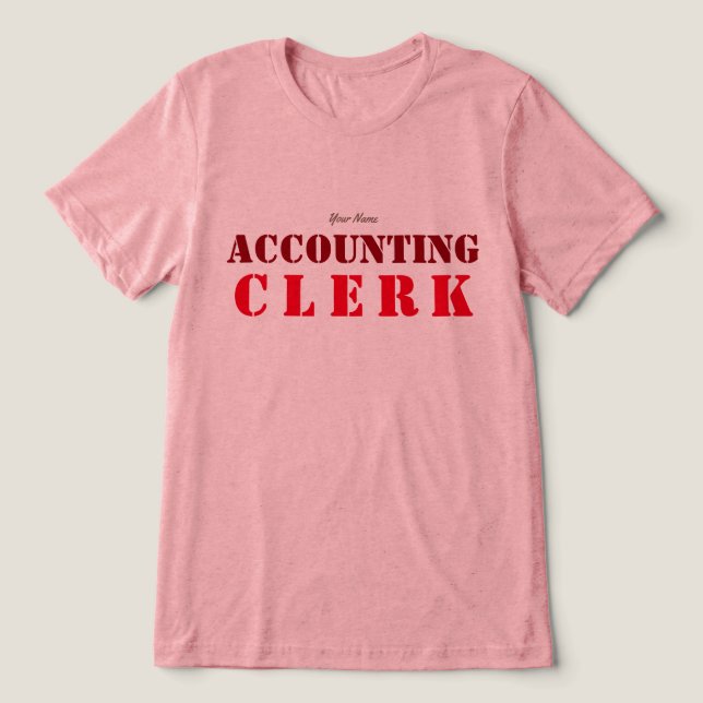 "Redovisningspersonal" T-Shirt (Design Framsida)
