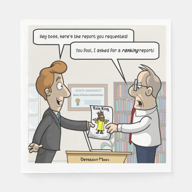 Redovisningsrankningsrapport för Punny Party Napki Pappersservett (Framsidan)