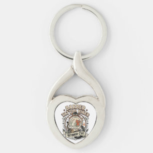 Redovisningssäsong Katt Redovisningssäsong Katt Twisted Heart Silverfärgad Nyckelring