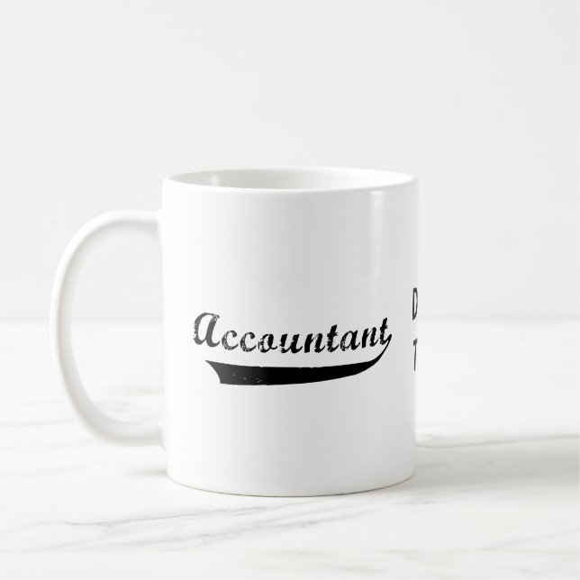 Redovisningstext för sport Stil Kaffemugg (Vänster)