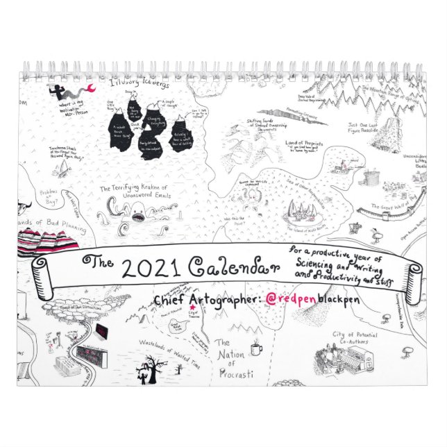 RedPenBlackPen 2021 Kalender (Omslag)