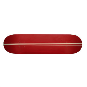 redracestripes old school skateboard bräda 18 cm