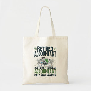 Redragen revisor, funny CPA Pension Happier Tygkasse