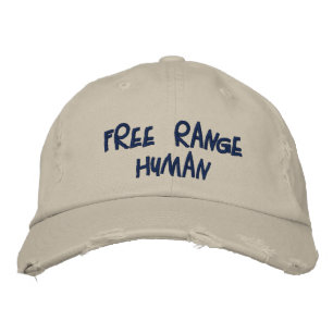 REDREAMING FREE RANGE HUMAN Bcap Broderad Keps
