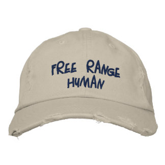 REDREAMING FREE RANGE HUMAN Bcap Broderad Keps