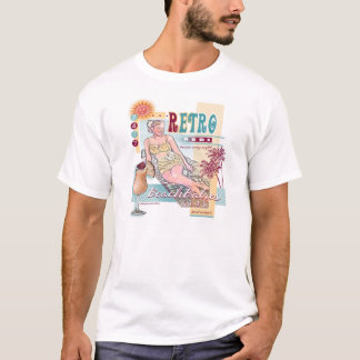REDretro strand Tee Shirt