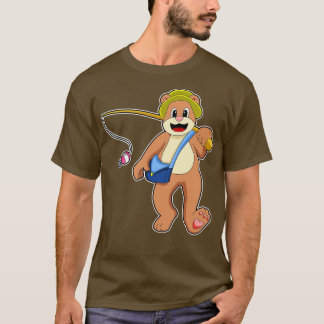 Redskap vid fiske med fiskstav 1 t shirt