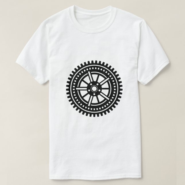 Redskapshjul - komplexa 10 stötar t shirt (Design framsida)