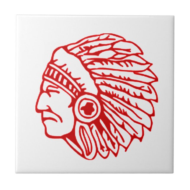 Redskin Red Indian Kakelplatta (Framsidan)