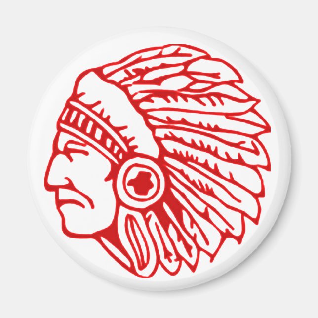 Redskin Red Indian Magnet (Framsidan)