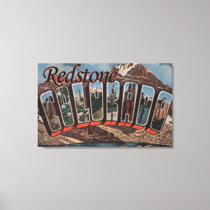 Redstone Colorado - stora brevplatser Canvastryck
