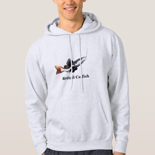 Redtail Catfish Sweatshirt Med Luva (Framsida)