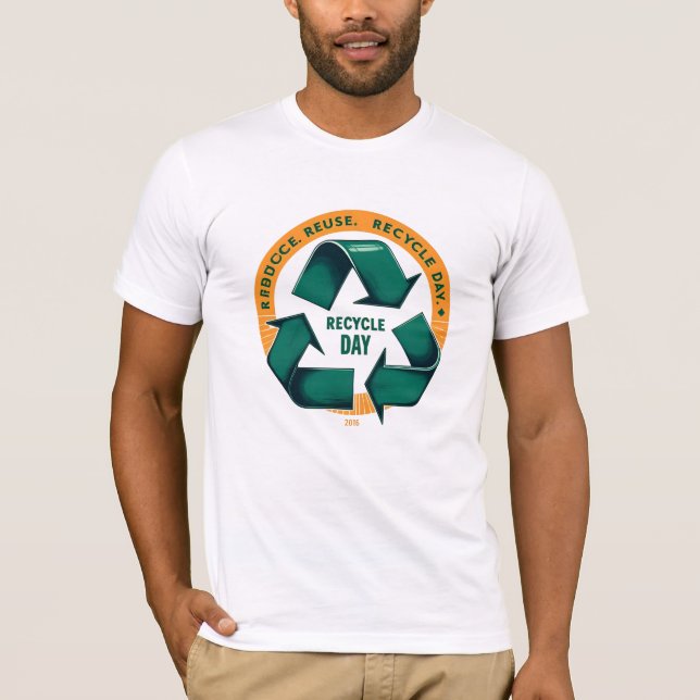 Reduce Reuse Recycle Eco Tee (Framsida)