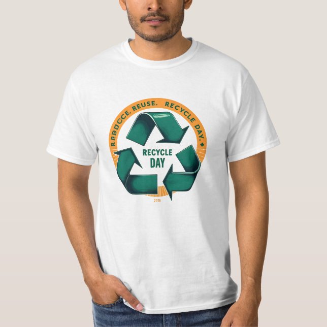 Reduce Reuse Recycle Eco Tee (Framsida)