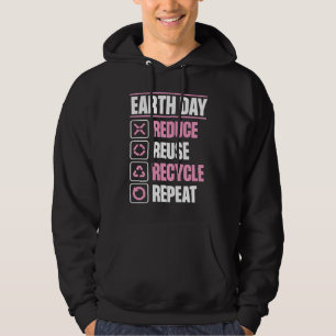 Reducera Återvinna för återanvändning - miljö på j Hoodie