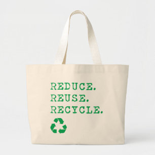 Reducera.Reuse.Återvinna. Jumbo Tygkasse