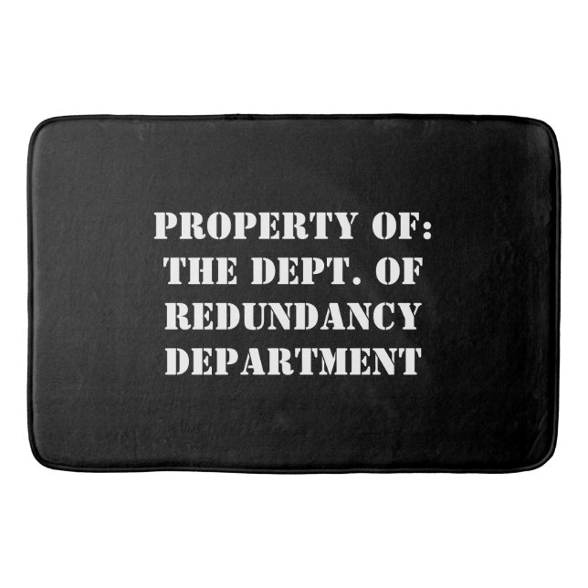 Redundancy Department Egendom Badrumsmatta (Framsidan)