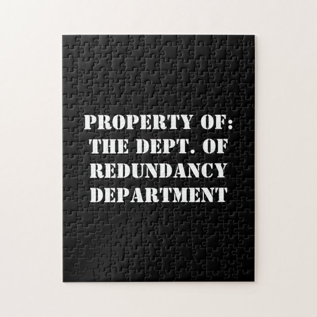 Redundancy Department Egendom Pussel (Vertikal)