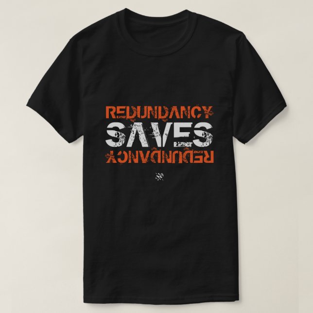 Redundansknigt skämt v1 t shirt (Design framsida)