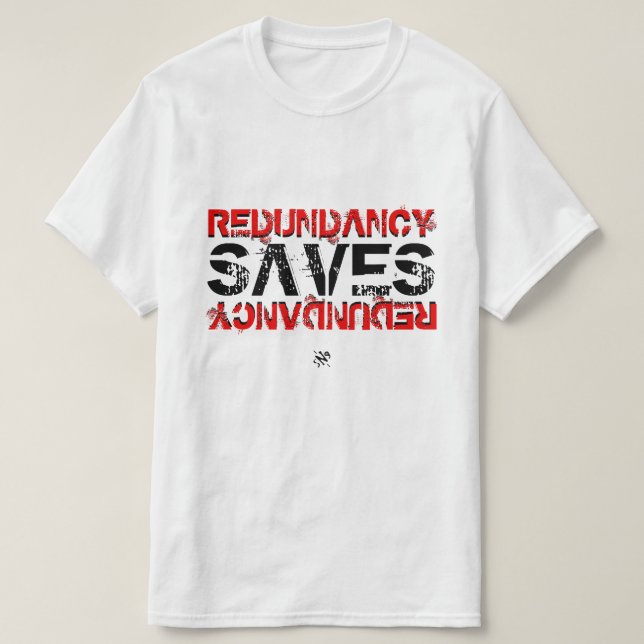 Redundansknigt skämt v1 tee (Design framsida)