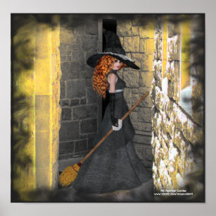 Redundanta Witch i Hallway Poster/Skriv ut Poster