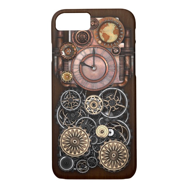 Redux Steampunk ur Case-Mate iPhone Skal (Baksida)