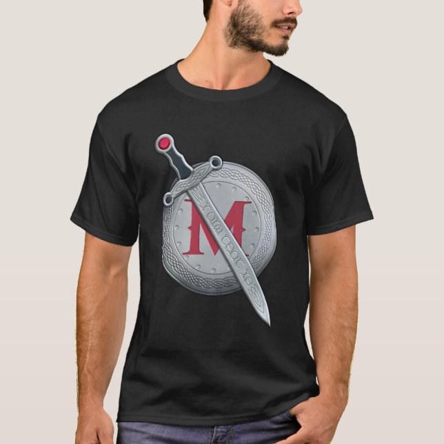 Redwall Sword Shield of Martin Warrior Jag är T Shirt (Framsida)