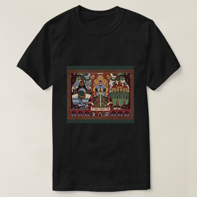 Redwall Tapestry - Martin the Warrior - DET ÄR JAG T Shirt (Design framsida)