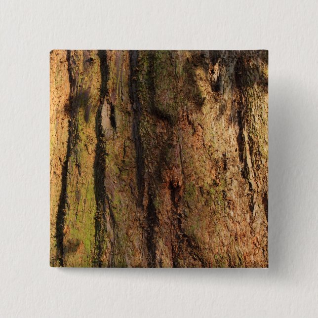 Redwood Bark Photo Struktur Knapp (Framsida)
