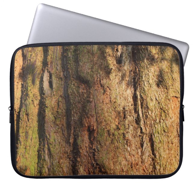 Redwood Bark Photo Struktur Laptop Fodral (Framsidan)