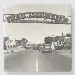 Redwood City 150. årsdag Stenunderlägg