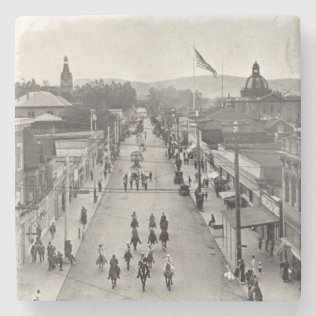 Redwood City 150. årsdag Underlägg Sten (Framsidan)