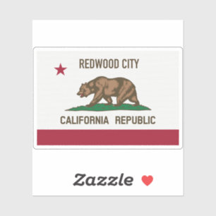 Redwood City CA Klistermärken