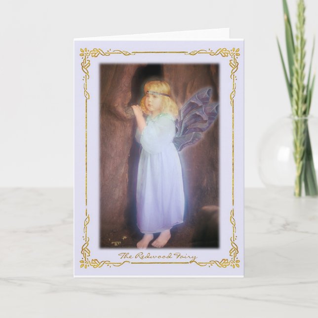 Redwood Fairy - Card Kort (Framsida)