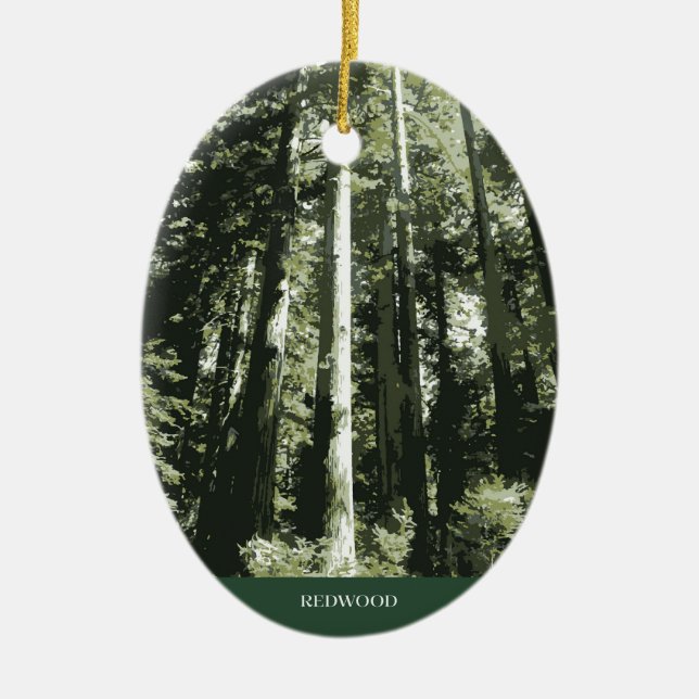 Redwood Julgran Ornament (Framsidan)