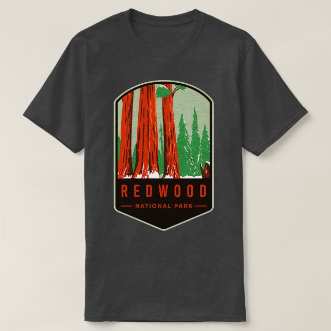 Redwood National and State Park T Shirt (Design framsida)