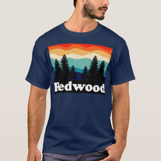 Redwood National och State Parker California T Shirt